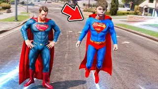 سوبرمان اعطاء ولده قوة خارقة😱🔥!! | فلم قراند