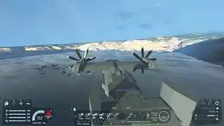 Large Grid Osprey with tilt rotors (propellers) Space Engineers