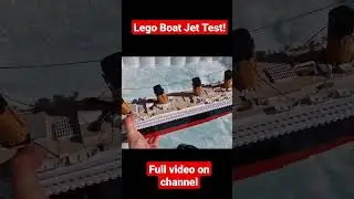 Lego boat jet test 