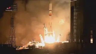 Запуск РН "Союз-2.1б" с КА "Гонец-М, Скиф-Д"