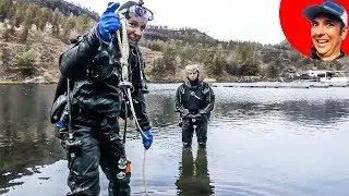 Found a Fishing Magnet Scuba Diving for Lost Treasures in Lake Simtustus!