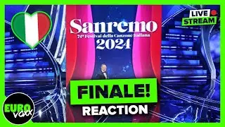 SANREMO 2024 RESULTS & WINNER REACTION!