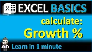 1 Minute EXCEL Formula - Calculate sales growth