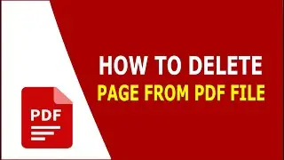 How to Delete Page in PDF File | How to Delete Page from pdf file Online | Remove Pages from PDF