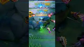 Взял беспощадный на ванван💀⚠️ #mlbb #funnymoments #savage #ml #mobile #legend