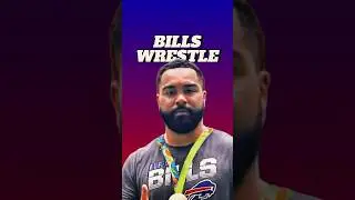 Wrestler ➡️ WWE ➡️ #NFL 📍 Buffalo Bills Sign Wrestling Star Gable Steveson 🦬 #Shorts