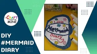 DIY Mermaid Diary or Note pad ll How to make a Note pad by paper??
