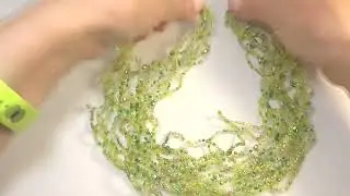 Воздушное колье. Украшения. НАТУРАЛЬНЫЕ камни. Natural jewelry. Бисероплетение. Равиля Рукодельница