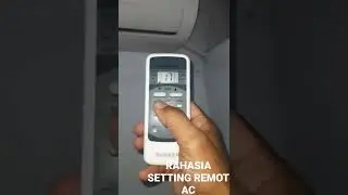 CARA SETTING REMOT AC SANKEN  #SHORTS