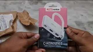 Samsung Note 20 Ultra | Samsung Dex | Portronics C-Konnect 3-in-1Type C Adapter #wowbin #samsung