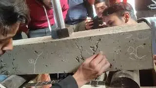 Flexural/Bending Test of RC Beam (doubly reinforced)