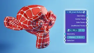 Inset with Geometry Nodes in Blender