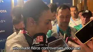 imane khelif final response to haters after winning gold medal today in the olympics.