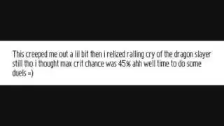 highest crit chance ive ever seen