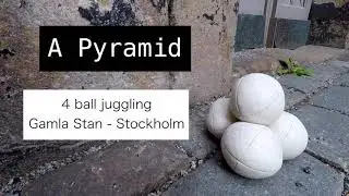 A Pyramid (4 ball juggling)