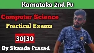 2nd Puc Computer Science Practical Exam & Scheme of Evaluation | NCERT | Karnataka Pu Board 2020