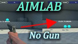First Day using AIMLAB ! (Remove gun from AIMLAB in 3 easy steps)