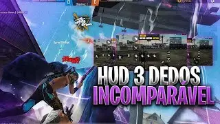 OS BRABOS!! 👾 TOP 5 MELHORES HUD 3 DEDOS FREE FIRE| HUD COMPLETO!