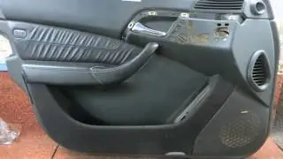 Обшивка двери Mercedes w220 S class рестайлинг A2207204270, A2207204170, A2207303195, A2207303295
