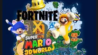 Fortnite X Super Mario 3D World Map Concept! (Fortnite)