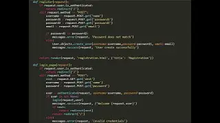 (Django post app | |  Login And Register) part 5
