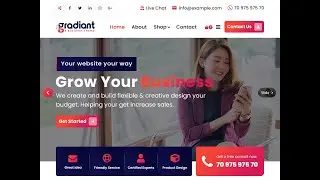 Gradient theme  Обзор и Тест