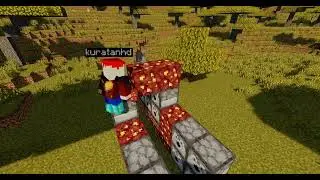 minecraft vertical TNT shotgun tutorial (TNT Wars)