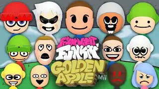 All GOLDEN APPLE (vs Dave and Bambi) MOD Miis EVER | FNF MOD