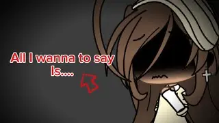 All I wanna to say is…