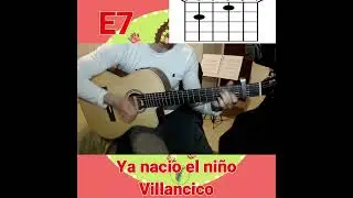 Ya nacio el niño, villancico + acordes para guitarra 