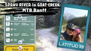 Mountain biking front Spray River loop to Goat Creek trail 2019 Banff - Canmore