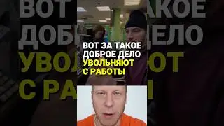 За такие добрые дела увольняют с работы 