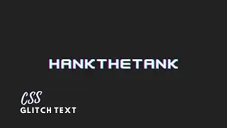 🌟✨ Glitch Effect in CSS? Learn to Create Eye-Catching Text Animations!