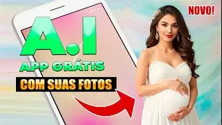 APLICATIVO COM INTELIGÊNCIA ARTIFICIAL pra TROCAR ROSTO,  FOTO DE GRAVÍDA, FILHOS e MAIS! grátis!!!