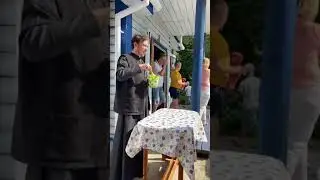 Макавей 2021, окропление святой водой, Голубая Криница