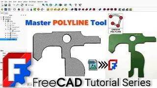 FreeCAD Reverse Engineering | Create 3D Model from image | Trace picture | Convert Image to 3D part