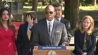 Mayor Eric Adams Makes Public Space Announcement