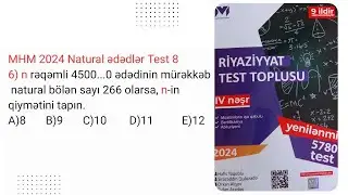 MHM 2024 Natural ədədlər #miq #sertifikasiya #blok  #riyaziyyat  ‎@gunayehmedovariyaziyyat