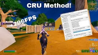 BEST Way to get Stretched Resolution for Fortnite Chapter 4! (*CRU ZERO DELAY METHOD*)