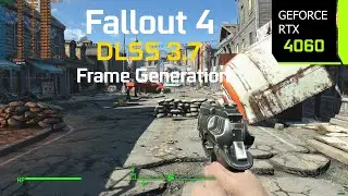 Fallout 4 with DLSS 3.7 Frame Generation Mod | RTX 4060 1080p, 1440p, 4K DLSS 3.7 Quality