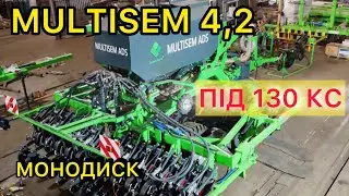 4,2 м під 130 кс, монодискова сівалка MULTISEM