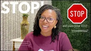 How to interact with stop signs! And Pass your drivers test! From HOW TO DRIVE