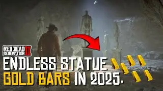 RDR2 : Endless Gold Bars Near Statues | Working in 2025.