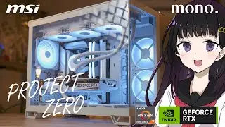 【MSI】PROJECT ZERO | White and Silver Ultra clean build【Ryzen7 7800X3D + RTX 4070 SUPER｜PR】