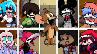 Friday Night Funkin - Vanishing But Every Turn Different Character Sing It [FNF Mod]