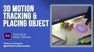 After Effects Tutorial: 3d motion tracking & placing object - Tutorial
