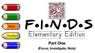 Florida FINDS Research Model for Elementary Part 1 (Focus, Investigation, and Note)