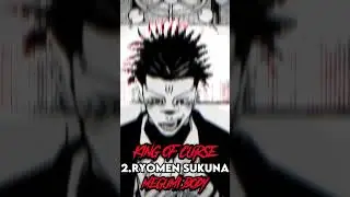 Top 10 Strongest Characters in Jujutsu Kaisen #shorts