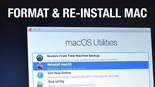 How to Format and Re-Install Mac