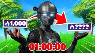 How Many Arena Points Can I GET IN THE *NEW* Late Game Arena Mode In 1 Hour!! (Fortnite)